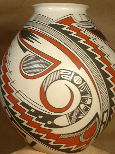 JUAN QUEZADA 11" High olla Celebrating 50 Yrs pottery